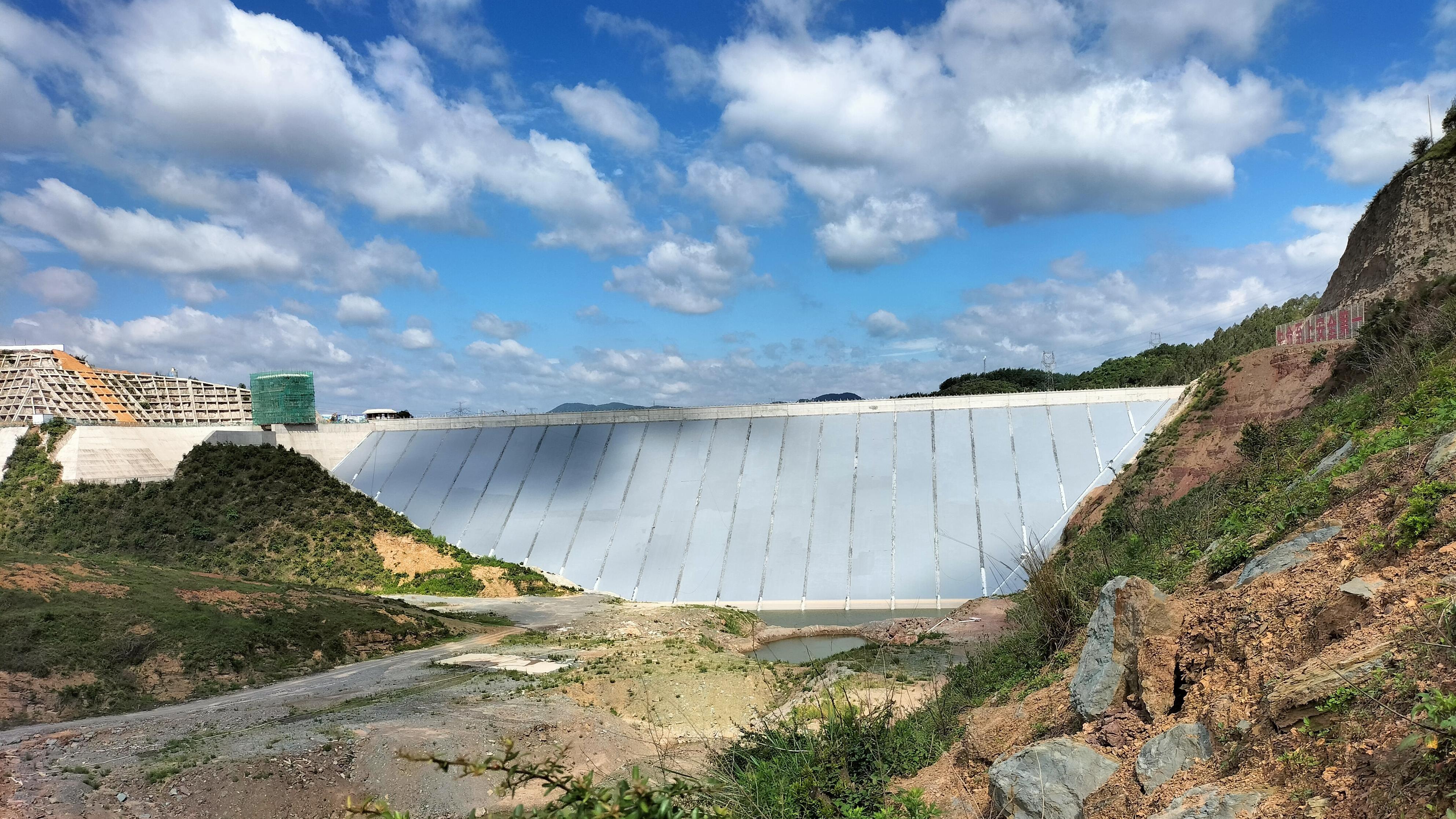 车马碧水库坝面防护工程